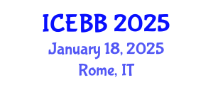 International Conference on Emerging Biosensors and Biotechnology (ICEBB) January 18, 2025 - Rome, Italy