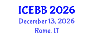 International Conference on Emerging Biosensors and Biotechnology (ICEBB) December 13, 2026 - Rome, Italy