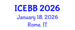 International Conference on Emerging Biosensors and Biotechnology (ICEBB) January 18, 2026 - Rome, Italy