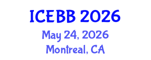 International Conference on Emerging Biosensors and Biotechnology (ICEBB) May 24, 2026 - Montreal, Canada