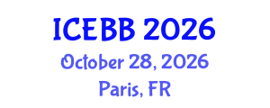 International Conference on Emerging Biosensors and Biotechnology (ICEBB) October 28, 2026 - Paris, France