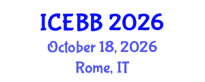 International Conference on Emerging Biosensors and Biotechnology (ICEBB) October 18, 2026 - Rome, Italy