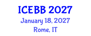 International Conference on Emerging Biosensors and Biotechnology (ICEBB) January 18, 2027 - Rome, Italy