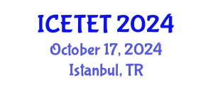 International Conference on Emerging Trends in Engineering and Technology (ICETET) October 17, 2024 - Istanbul, Turkey