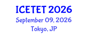 International Conference on Emerging Trends in Engineering and Technology (ICETET) September 09, 2026 - Tokyo, Japan