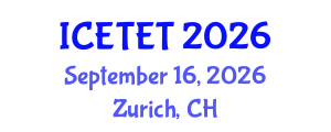 International Conference on Emerging Trends in Engineering and Technology (ICETET) September 16, 2026 - Zurich, Switzerland