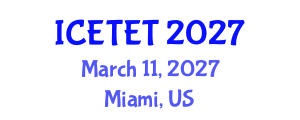 International Conference on Emerging Trends in Engineering and Technology (ICETET) March 11, 2027 - Miami, United States