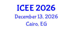 International Conference on Emotions in Education (ICEE) December 13, 2026 - Cairo, Egypt International Conference on Emotions in Education (ICEE) December 13, 2026 - Cairo, Egypt