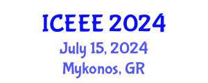 International Conference on Employment, Education and Entrepreneurship (ICEEE) July 15, 2024 - Mykonos, Greece