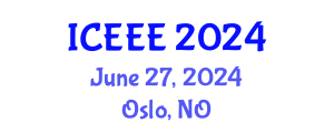 International Conference on Employment, Education and Entrepreneurship (ICEEE) June 27, 2024 - Oslo, Norway