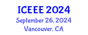 International Conference on Employment, Education and Entrepreneurship (ICEEE) September 26, 2024 - Vancouver, Canada