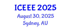 International Conference on Employment, Education and Entrepreneurship (ICEEE) August 30, 2025 - Sydney, Australia
