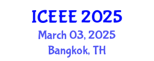 International Conference on Employment, Education and Entrepreneurship (ICEEE) March 03, 2025 - Bangkok, Thailand