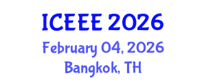 International Conference on Employment, Education and Entrepreneurship (ICEEE) February 04, 2026 - Bangkok, Thailand