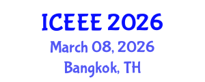 International Conference on Employment, Education and Entrepreneurship (ICEEE) March 08, 2026 - Bangkok, Thailand