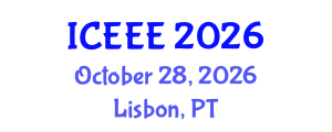 International Conference on Employment, Education and Entrepreneurship (ICEEE) October 28, 2026 - Lisbon, Portugal