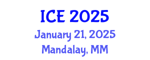 International Conference on Endocrinology (ICE) January 21, 2025 - Mandalay, Myanmar