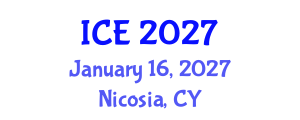 International Conference on Endocrinology (ICE) January 16, 2027 - Nicosia, Cyprus International Conference on Endocrinology (ICE) January 16, 2027 - Nicosia, Cyprus