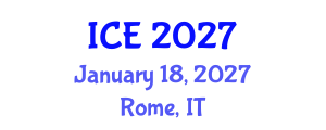 International Conference on Endocrinology (ICE) January 18, 2027 - Rome, Italy International Conference on Endocrinology (ICE) January 18, 2027 - Rome, Italy