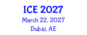 International Conference on Endocrinology (ICE) March 22, 2027 - Dubai, United Arab Emirates International Conference on Endocrinology (ICE) March 22, 2027 - Dubai, United Arab Emirates