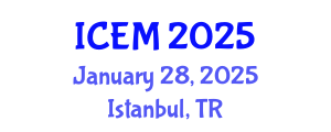 International Conference on Energetic Materials (ICEM) January 28, 2025 - Istanbul, Turkey