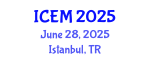 International Conference on Energetic Materials (ICEM) June 28, 2025 - Istanbul, Turkey
