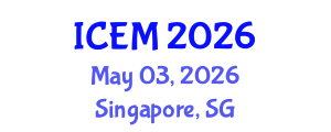 International Conference on Energetic Materials (ICEM) May 03, 2026 - Singapore, Singapore