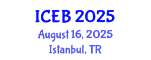 International Conference on Energy and Buildings (ICEB) August 16, 2025 - Istanbul, Turkey