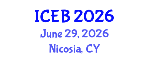 International Conference on Energy and Buildings (ICEB) June 29, 2026 - Nicosia, Cyprus International Conference on Energy and Buildings (ICEB) June 29, 2026 - Nicosia, Cyprus