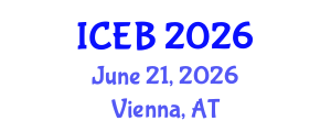 International Conference on Energy and Buildings (ICEB) June 21, 2026 - Vienna, Austria