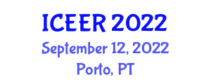 International Conference on Energy and Environment Research (ICEER) September 12, 2022 - Porto, Portugal
