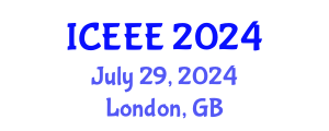 International Conference on Energy and Environmental Engineering (ICEEE) July 29, 2024 - London, United Kingdom