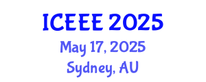 International Conference on Energy and Environmental Engineering (ICEEE) May 17, 2025 - Sydney, Australia