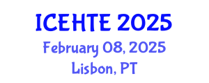 International Conference on Energy and Heat Transfer Engineering (ICEHTE) February 08, 2025 - Lisbon, Portugal