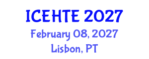 International Conference on Energy and Heat Transfer Engineering (ICEHTE) February 08, 2027 - Lisbon, Portugal International Conference on Energy and Heat Transfer Engineering (ICEHTE) February 08, 2027 - Lisbon, Portugal