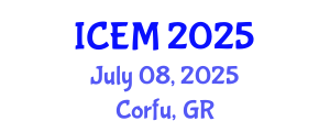 International Conference on Energy and Management (ICEM) July 08, 2025 - Corfu, Greece