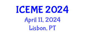 International Conference on Energy and Mining Engineering (ICEME) April 11, 2024 - Lisbon, Portugal
