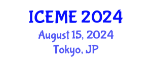 International Conference on Energy and Mining Engineering (ICEME) August 15, 2024 - Tokyo, Japan