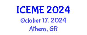 International Conference on Energy and Mining Engineering (ICEME) October 17, 2024 - Athens, Greece