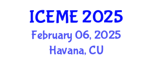 International Conference on Energy and Mining Engineering (ICEME) February 06, 2025 - Havana, Cuba