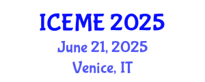 International Conference on Energy and Mining Engineering (ICEME) June 21, 2025 - Venice, Italy