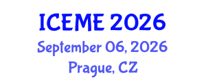 International Conference on Energy and Mining Engineering (ICEME) September 06, 2026 - Prague, Czechia