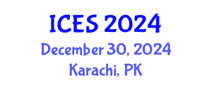 International Conference on Energy and Sustainability (ICES) December 30, 2024 - Karachi, Pakistan