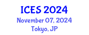 International Conference on Energy and Sustainability (ICES) November 07, 2024 - Tokyo, Japan