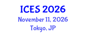 International Conference on Energy and Sustainability (ICES) November 11, 2026 - Tokyo, Japan