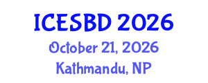 International Conference on Energy and Sustainable Building Design (ICESBD) October 21, 2026 - Kathmandu, Nepal International Conference on Energy and Sustainable Building Design (ICESBD) October 21, 2026 - Kathmandu, Nepal