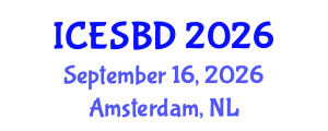 International Conference on Energy and Sustainable Building Design (ICESBD) September 16, 2026 - Amsterdam, Netherlands