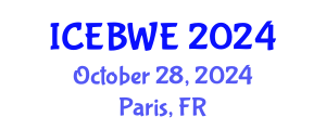 International Conference on Energy, Biomass and Waste Engineering (ICEBWE) October 28, 2024 - Paris, France