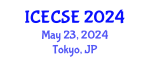 International Conference on Energy Conservation and Solar Energy (ICECSE) May 23, 2024 - Tokyo, Japan