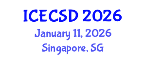 International Conference on Energy Conservation and Sustainable Development (ICECSD) January 11, 2026 - Singapore, Singapore